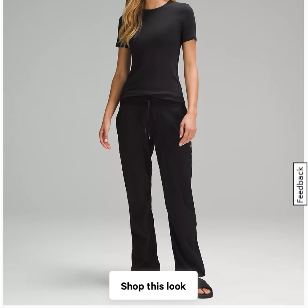 Lululemon dance studio pants size 14, black, NWT